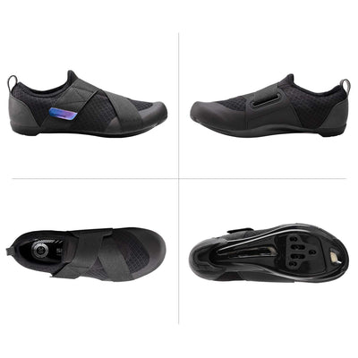 SHIMANO SH-IC100 High Performance Indoor Cycling Shoe, Black, 18-18.5 Women / 14-14.5 Men (EU 50)