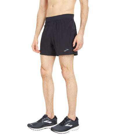 Brooks Sherpa 5" Shorts Black LG 5