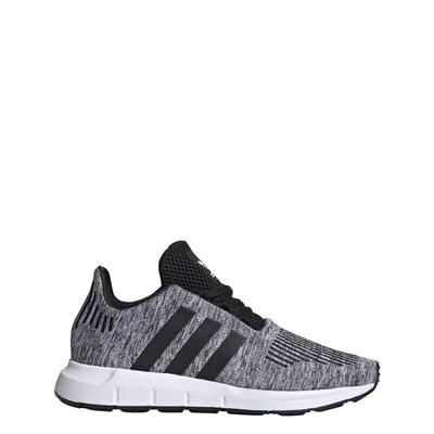 adidas Kids' Swift Running Shoe 4.5 Big Kid White/Black