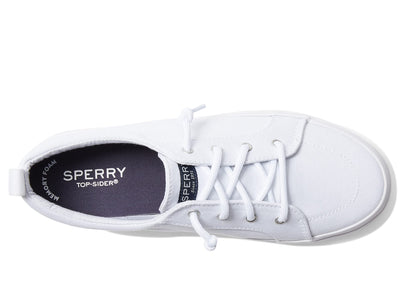 Sperry Crest Vibe Platform Sneaker, White, 4 US Unisex Big Kid