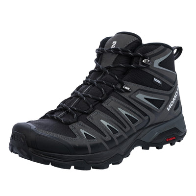 Salomon Men's X Ultra Pioneer Mid Climasalomon Waterproof Hiking Boot 13 Black/Magnet/Monument