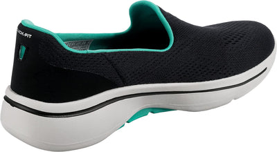 Skechers Go Walk Arch Fit - Imagined Black/Turquoise 7 B (M)