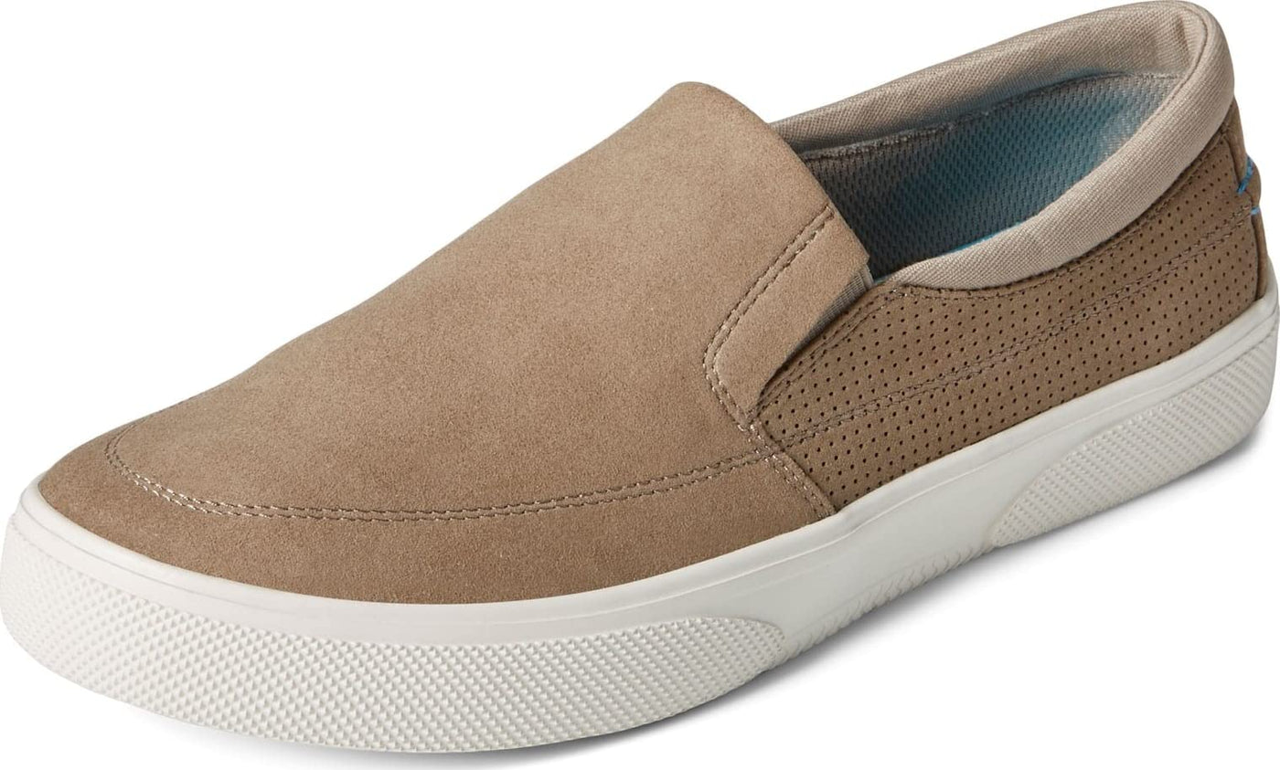 Sperry Halyard Plushstep Slip-On Sport Taupe 9.5 M (D)