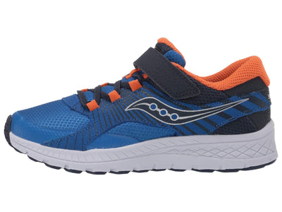 Saucony Boy's S-Velocer A/C (Little Kid/Big Kid) 5.5 Wide Big Kid Blue/Orange