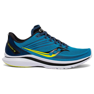 Saucony Men's Triumph 17 Running Shoe 14 Wide Blue/Citrus