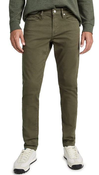 FRAME Men's L'Homme Slim Jeans 36 Regular Garage Military Green