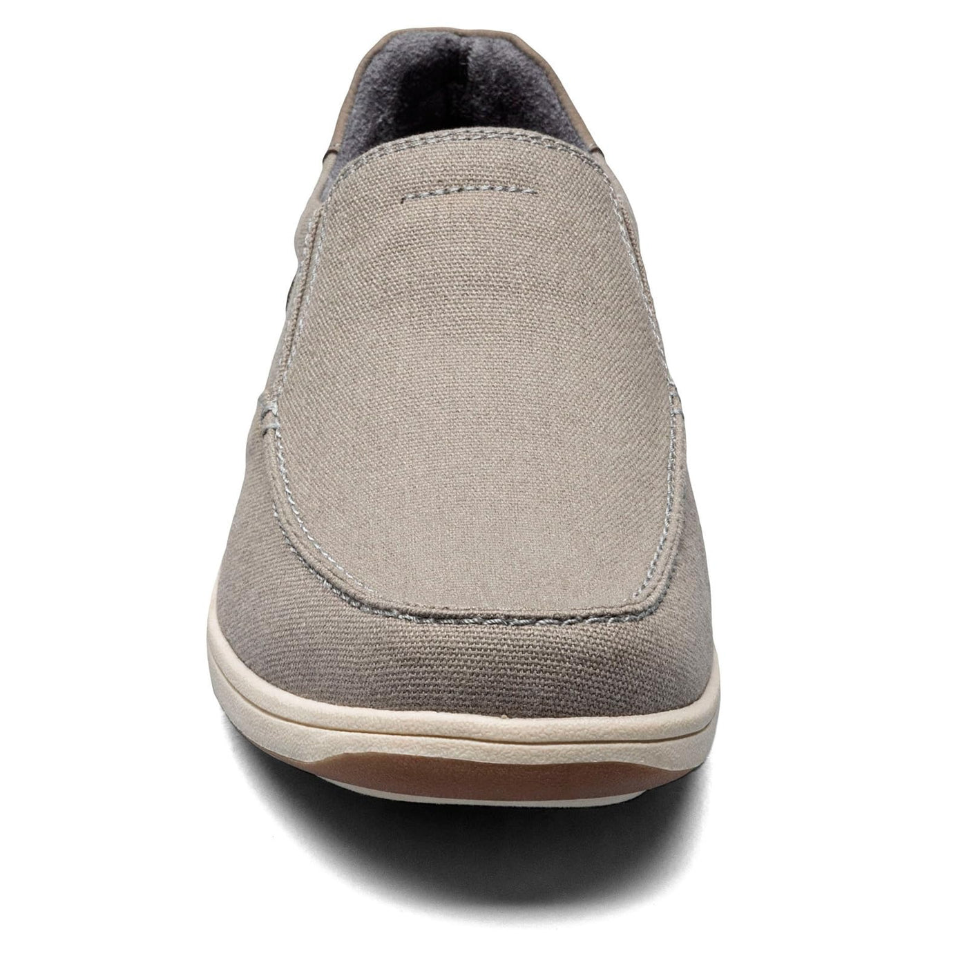 Florsheim Men's, Lakeside Canvas Moc Slip On 10 Wide Grey