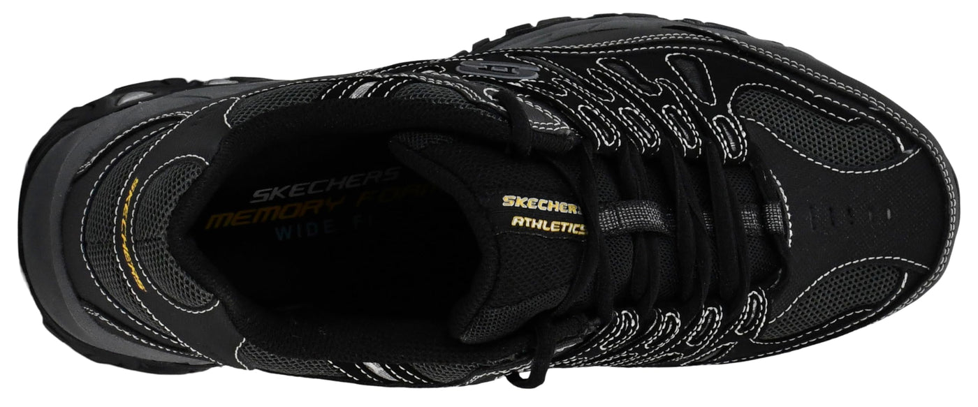 Skechers mens M.fit fashion sneakers, Black, 14 US