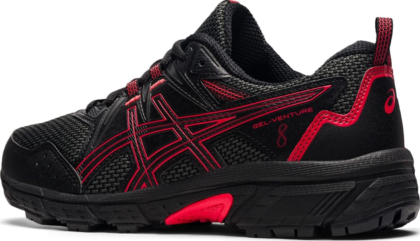 ASICS Boy's Gel-Venture 8 GS (Little Kid/Big Kid) Electric Red/Black 5 Big Kid M