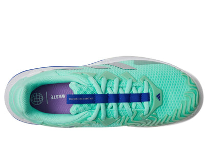 adidas Women's Solematch Control Tennis Shoe 7 Pulse Mint/Silver Metallic/Lucid Blue