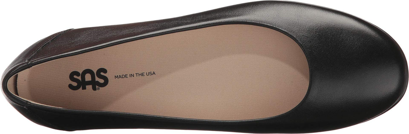 SAS Scenic Comfort Ballet Flat Black 11.5 WW - Double Wide (D)