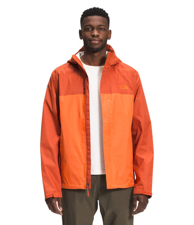 The North Face Men's Venture 2 Jacket, Red Orange/Burnt Ochre, L