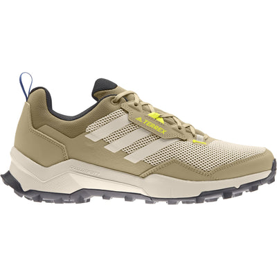 adidas Men's Terrex AX4 Primegreen Hiking Shoes, Beige Tone/Wonder White/Acid Yellow - 9.5