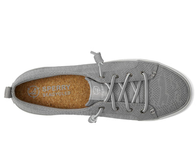 Sperry Women's Crest Vibe Seasonal Sneaker, Grey, 10