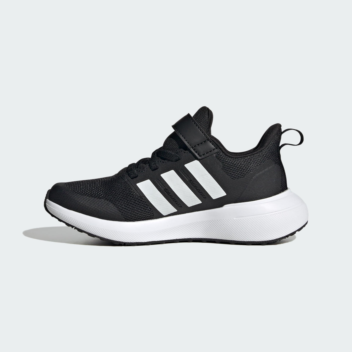 adidas Fortarun 2.0 Elastic Lace (Little Kid/Big Kid) Core Black/Footwear White/Core Black 2 Little Kid M