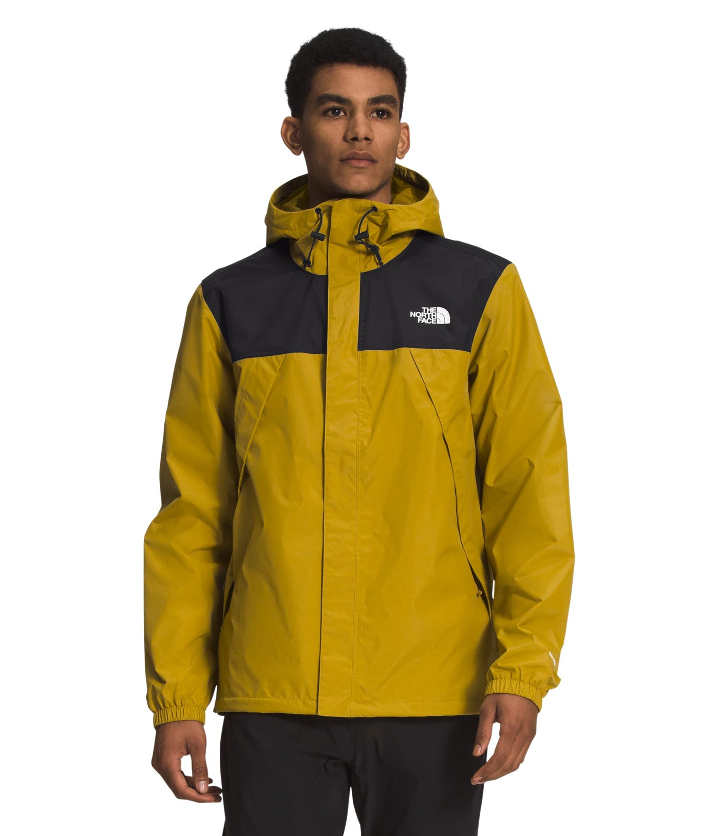 THE NORTH FACE Antora Jacket - Men's TNF Black/Mineral Gold, XXL