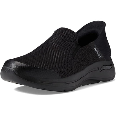 Skechers Men's Gowalk Arch Fit Slip ins Athletic Slip-On Casual Walking Shoe with Air cooled Foam 12 Black