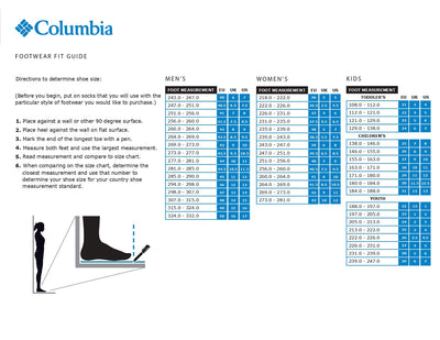 Columbia Men's Sh/Ft Outdry Mid Hiking Sneaker 10 Black/Monument