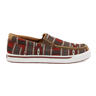 Twisted X Men's Hooey Slip-On Loper, Moc Toe, Nomad Multi, 9.5 M