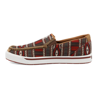 Twisted X Men's Hooey Slip-On Loper, Moc Toe, Nomad Multi, 9.5 M