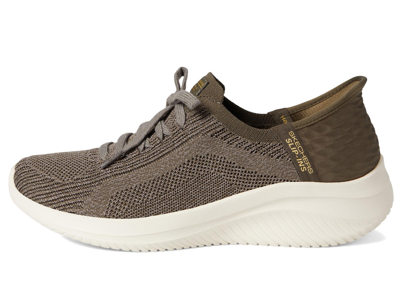 Skechers Women's Martha Stewart Ultra Flex 3.0 Slip-ins-Daylight Sneaker, Olive, 6