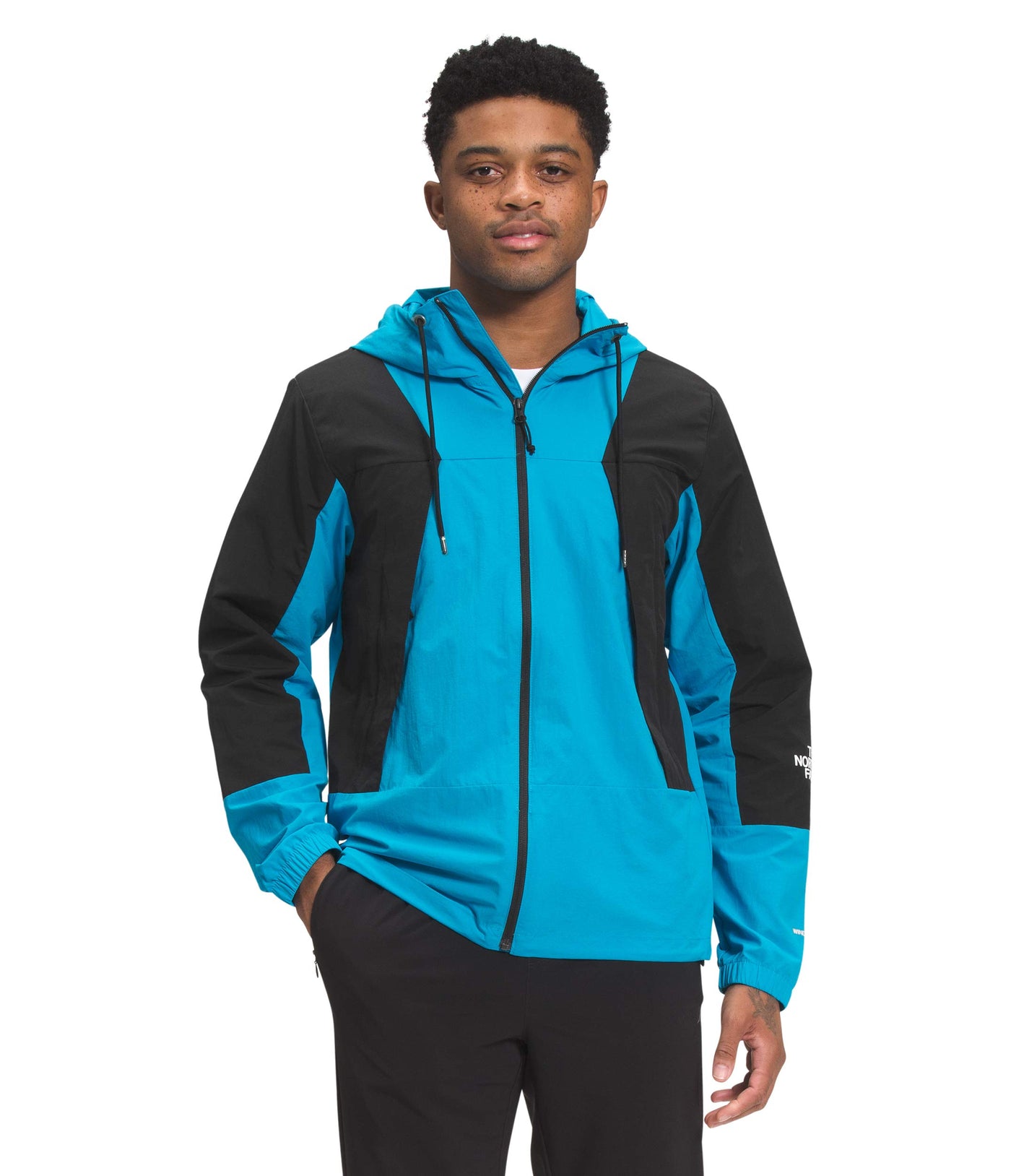 THE NORTH FACE Men's Peril Wind Jacket, Meridian Blue, X-Large