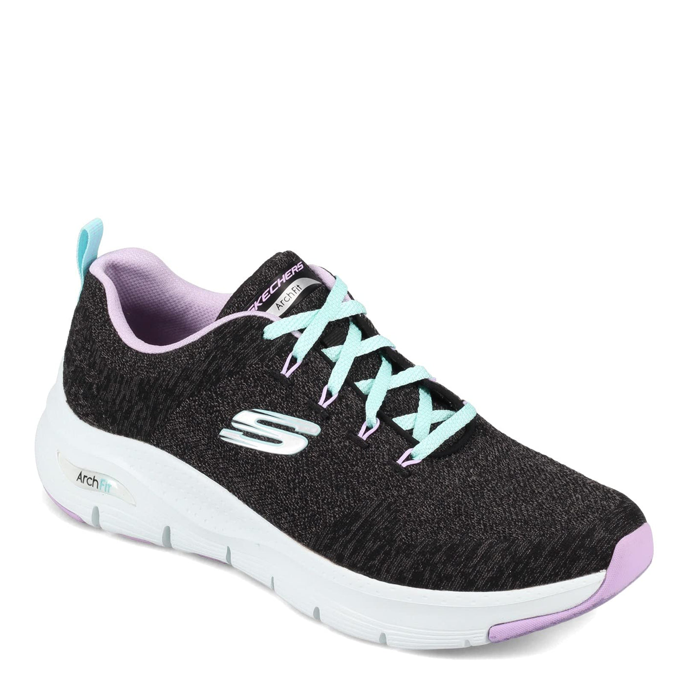 Skechers Sport Arch FitComfy Wave Womens Sneaker 65 CD US BlackLavender