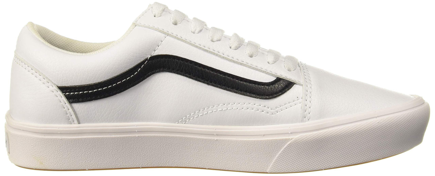 Vans Men's Old Skool Sneaker, (ComfyCush) Classic Tumble/True White, Size 7