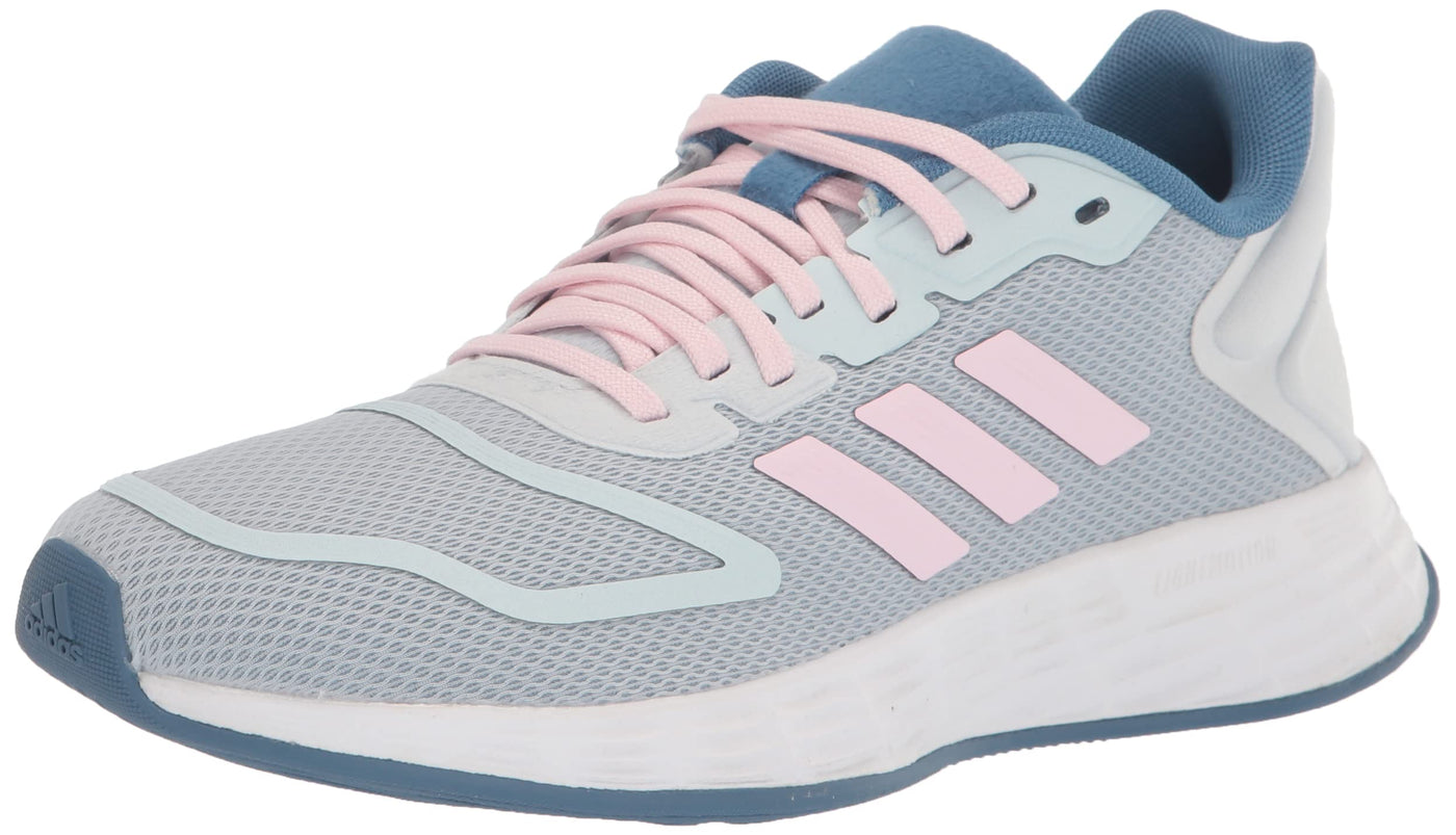 adidas Girl's Duramo 10 (Little Kid/Big Kid) Blue Tint/Clear Pink/Altered Blue 2.5 Little Kid M