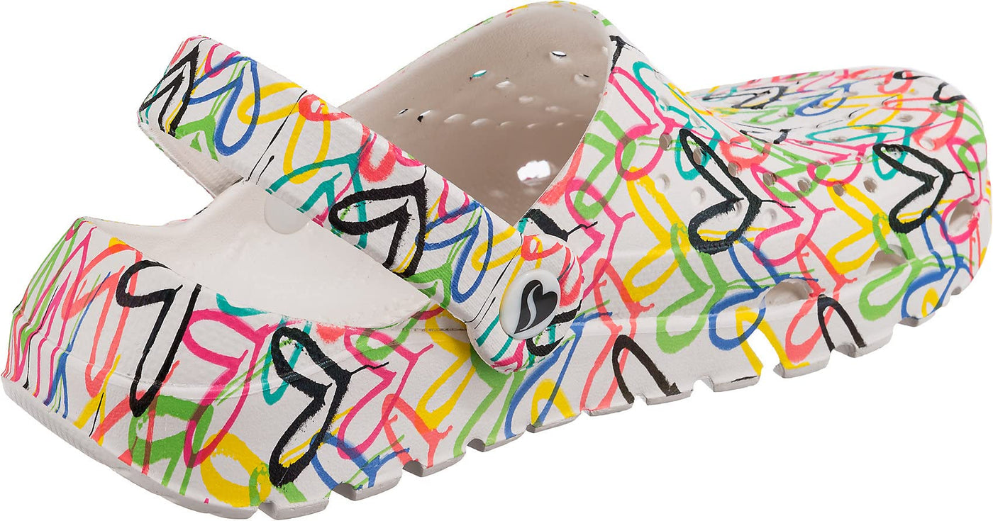 Skechers Women's Cali Gear Clog 9 White-multi