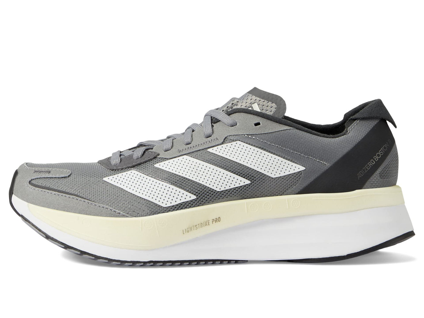 adidas Adizero Boston 11 Grey/Zero Metallic/Carbon 7.5 B (M)