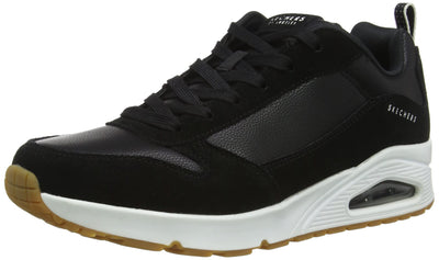 Skechers Women's Low-Top Sneakers, Black, 12.5