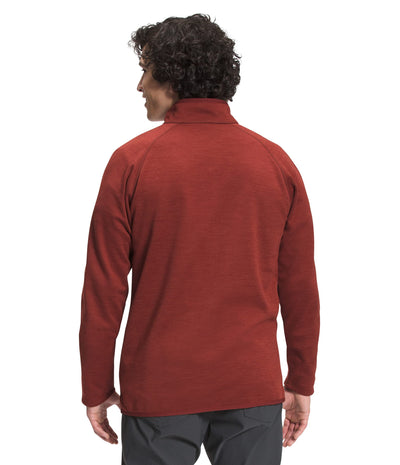 The North Face Men's Canyonlands ½ Zip, Brick House Red Heather, M