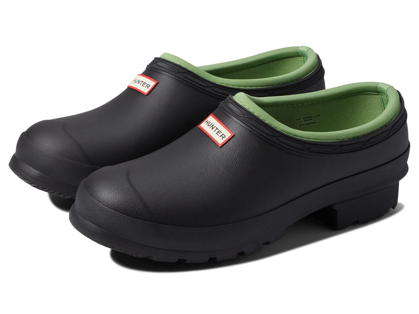 Hunter Gardener Neo Lined Clog 9 Black