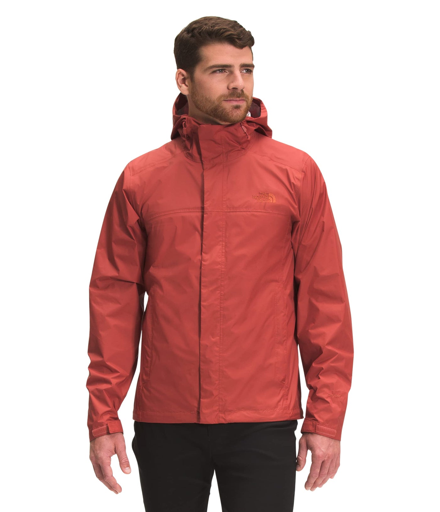 THE NORTH FACE Men’s Venture 2 Waterproof Hooded Rain Jacket (Standard and Big & Tall Size), Tandoori Spice Red, 3X-Large