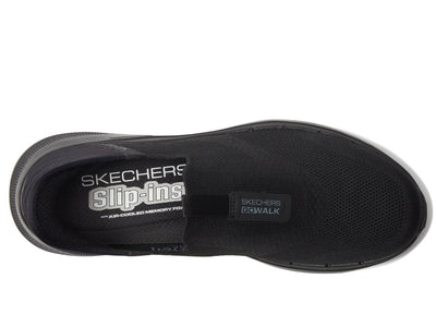 Skechers Men's Gowalk 6 Slip-Ins-Athletic Slip-On Walking Shoes | Casual Sneakers with Memory Foam, Black, 11 X-Wide