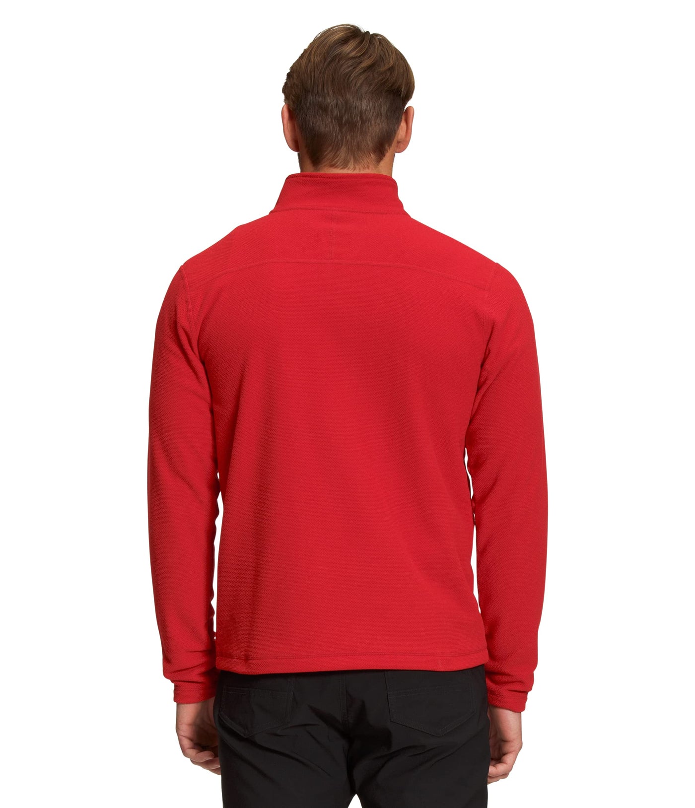 THE NORTH FACE Textured Cap Rock 1/4-Zip Fleece Jacket - Men's TNF Red, S