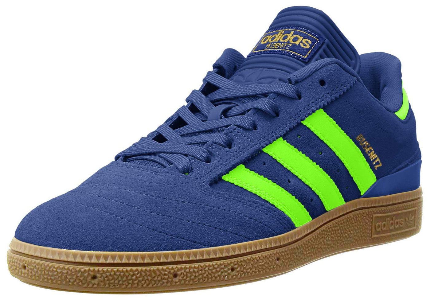 adidas Busenitz (Collegiate Royal/Solar Green/Gum) Men's Skate Shoes-9.5