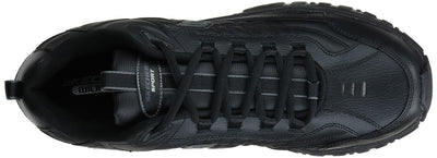 Skechers Men's Energy Afterburn Lace-Up Sneaker 14 Wide Black