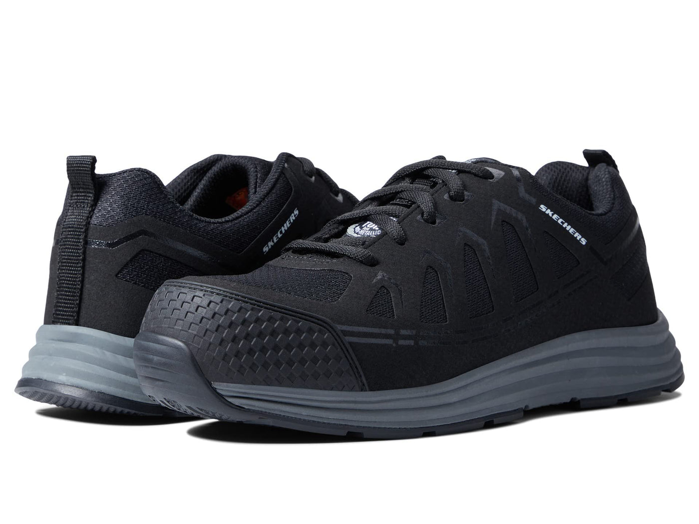 Skechers Malad II - Comp Toe Black 9 EE - Wide