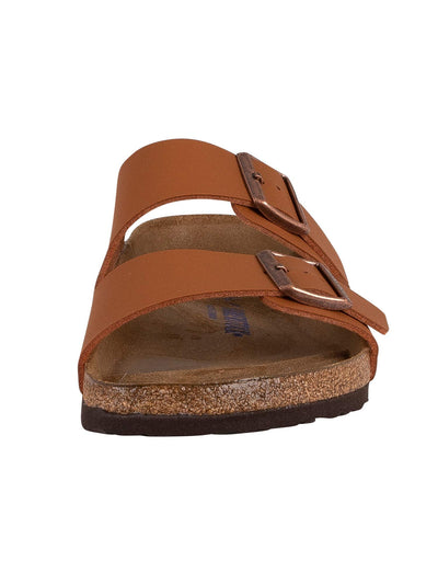 Birkenstock Arizona Birko-flor Softfootbed, Unisex Adults’ Mules, Ginger Brown, us:7.5