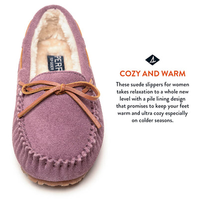 Sperry Women's Trapper Slippers, Dusty Mauve, 10 M US