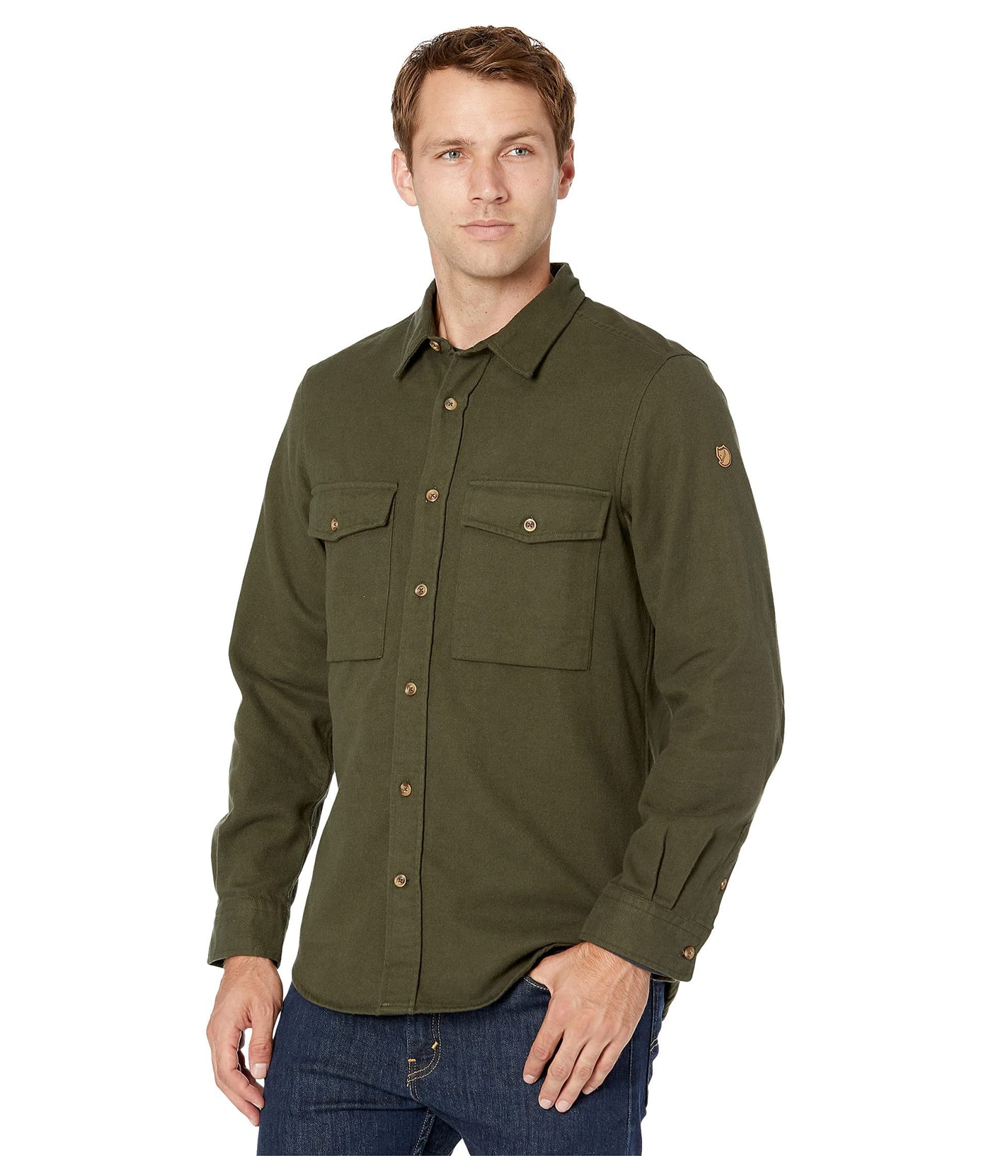 Fjallraven F84133662-662XL Ovik Twill Shirt M Deep Forest-Deep Forest XL