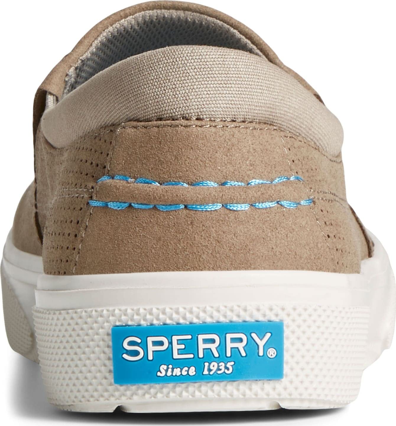 Sperry Halyard Plushstep Slip-On Sport Taupe 9.5 M (D)