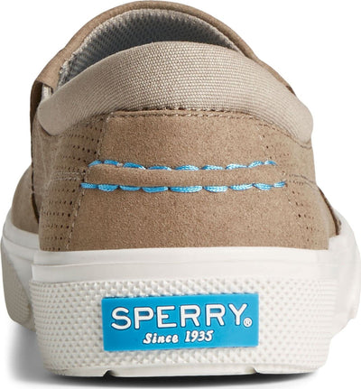 Sperry Halyard Plushstep Slip-On Sport Taupe 9.5 M (D)