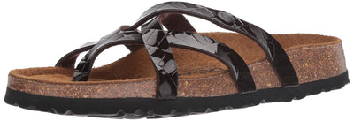 Birkenstock Betula Licensed Vinja Croko Embossed Brown EU 42 (US Women's 11-11.5) A - Narrow