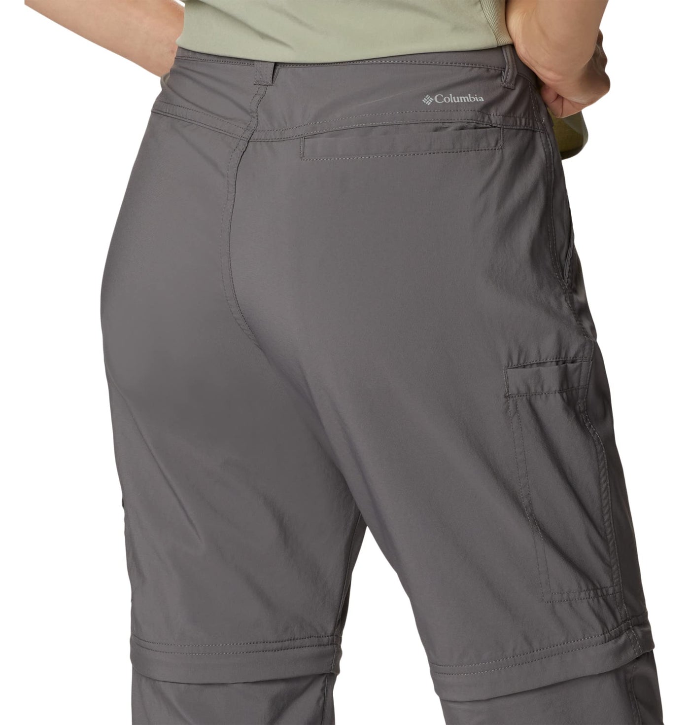 Columbia Women's Silver Ridge Utility Convertible Pant, City Grey, 12