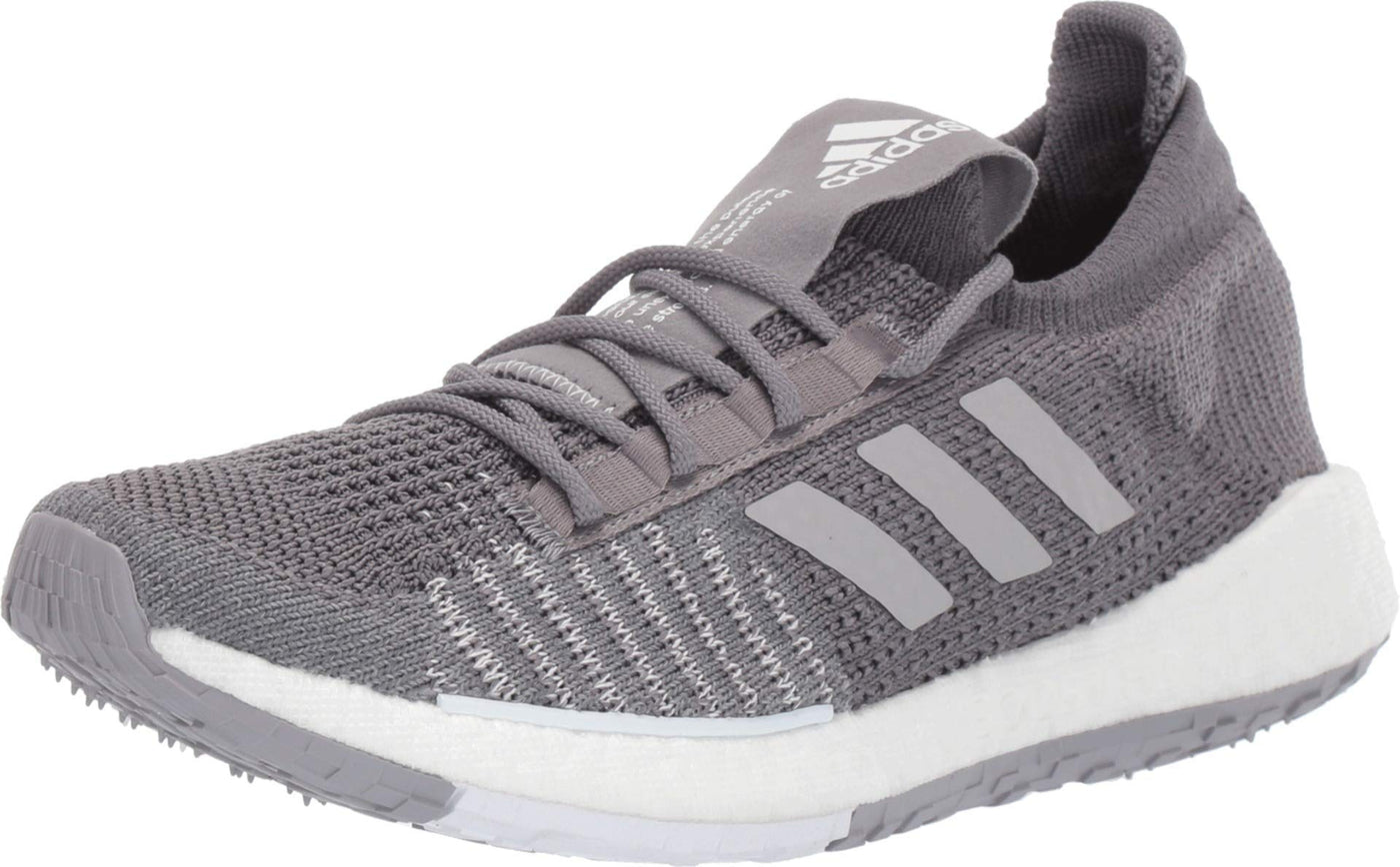 adidas Men's Pulseboost Hd Running Shoe 8 Grey/Grey/White