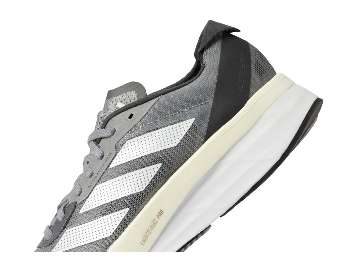 adidas Adizero Boston 11 Grey/Zero Metallic/Carbon 7.5 B (M)