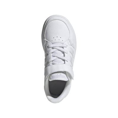 adidas Breaknet (Little Kid) White/White/White 13 Little Kid M